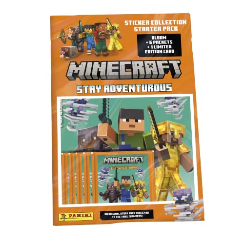 Minecraft Stay Adventurous Sticker Collection - Starter Pack