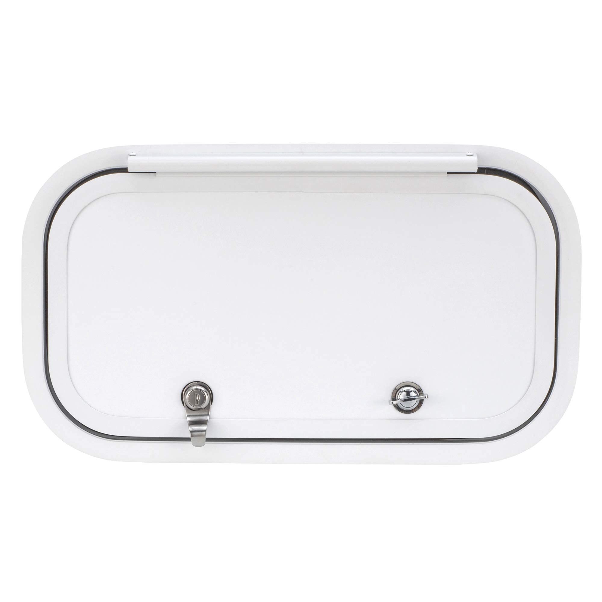 RecPro RV Baggage Door 18.5" Wide x 10" High with Rounded Corners for