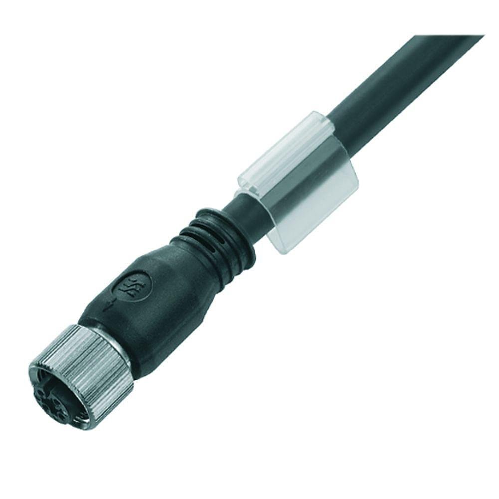 Cable M12 de 8 pines Weidmüller de 25 metros con cubierta PUR libre de halógenos