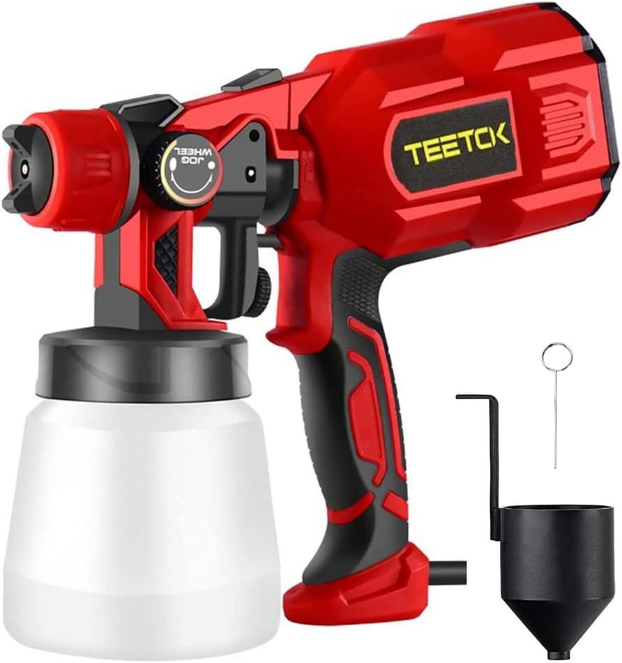 Electric Paint Sprayer, 550W Corded Spray Gun with 3 Modes, 800ml