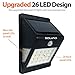 SOLVAO Solar Motion Sensor Security Light | Waterproof & Wireless | New 26 LED Design | for Outdoor, Front Door, Backyard, Steps, Garage, Garden, Deck, Patio | 1 Pack