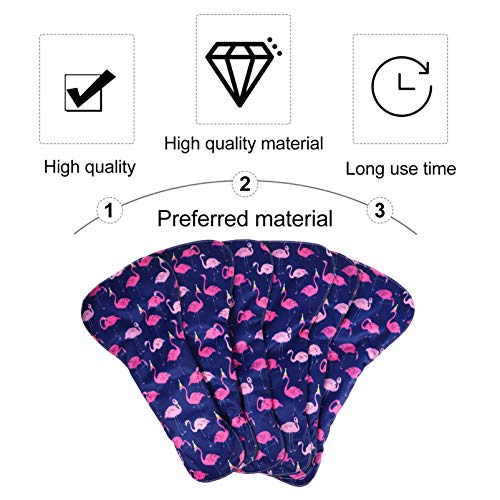 Healifty Pads Incontinence Pads 6Pcs Reusable Sanitary Pad With Storage Bag Reusable Cloth Pad Cloth Menstrual Pads Panty Liners Style Washable Incontinence 3 #TOP2