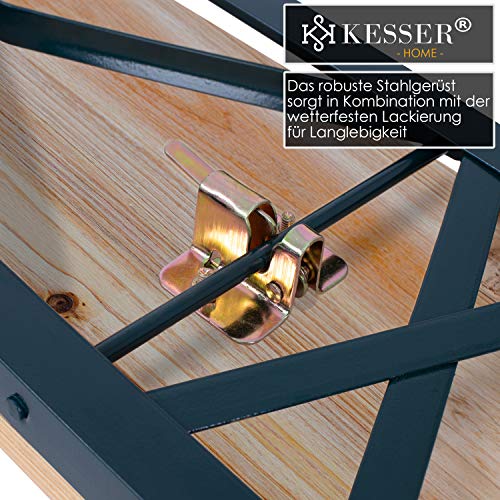 Kesser® Biertafelset, 3-delige tuinmeubelset, inklapbaar, 170 x 46 x 75 cm, 2 x bierbanken, 1 x biertafel… - Image 5