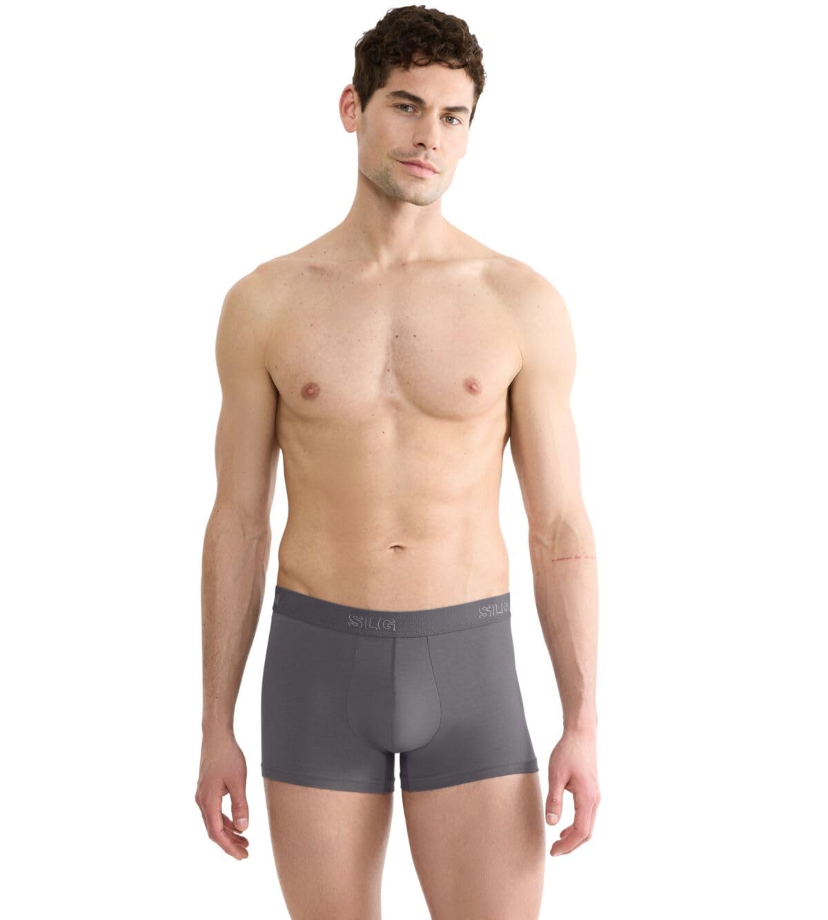 Sloggi Men's Gris Boxer Shorts Base Trunk (X2)