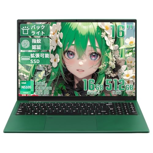 Amazon.co.jp: 16インチノートパソコン Office2024 16GB DDR4メモリー