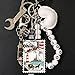 Ohio Souvenirs Fashion Forever Stamps Keychain - Decorative Postage With Key Ring - Forever Stamps Spot M