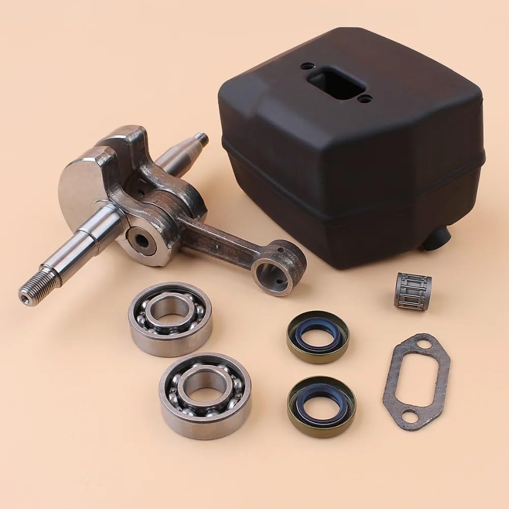 Kit de 8 juntas de escape de sello de aceite de cojinete de cigüeñal for piezas de motor de motosierra 61 268 272