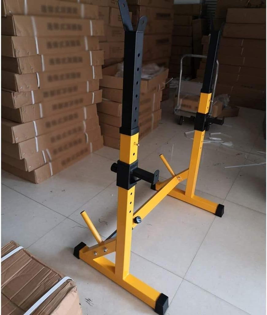Barbell Stand Weight Lifting Rack Gym Family Fitness Pull-Up Bars Bench Press Strength Training Rack Home Indoor Gym Men's Fitness Barbell Rack Squat Rack Multifunctional Shelf Only Sell Shelves