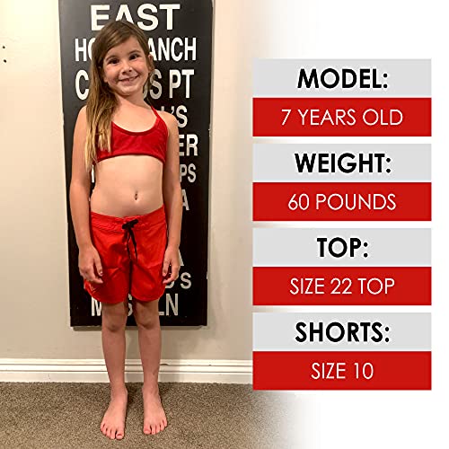 Junior Guard Little Girls Boardshorts Navy-10