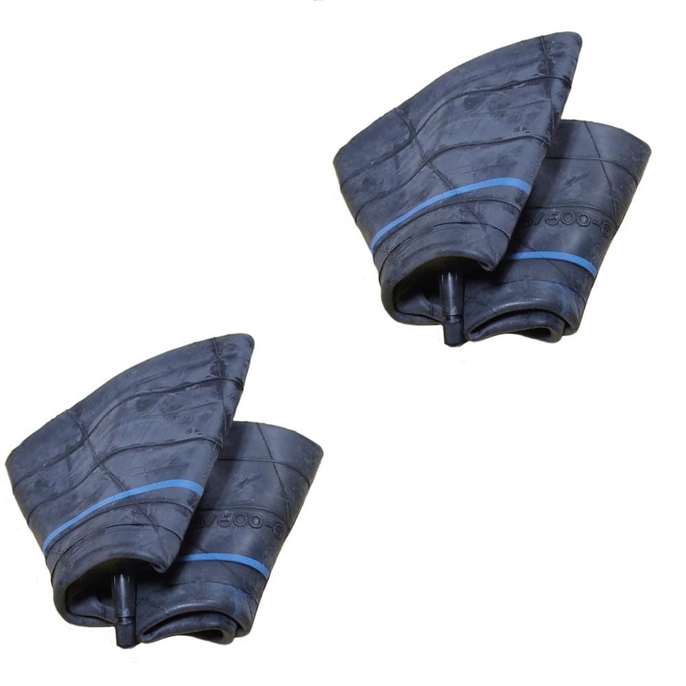 Repuesto para 2 tubos interiores de neumáticos de 15 x 6 x 6 pulgadas, vástago de válvula recto TR13 para cortacésped Sears Craftn