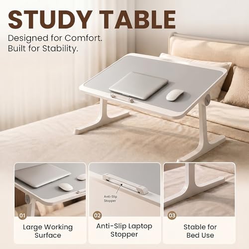 StarAndDaisy T9 Foldable Bed Table, Gray T9-Grey - Image 6