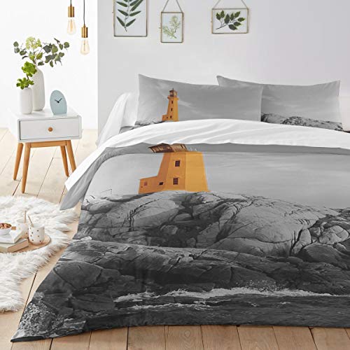 4-Pieces-Duvet-Cover-Sheet-Set-Yellow-Lighthouse-and-Rock-Bedding-Sets-Queen-Luxury-Soft-Bed-Quilt-Cover-Bedspread-with-Decorative-Pillowcases-Coastal-Scenery 51oI110N OL