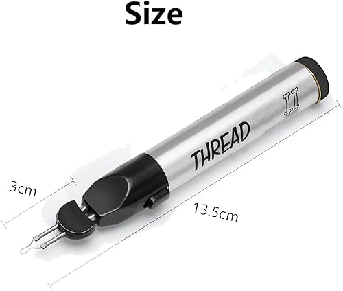 Miniatura 7 de Chispee Quemador de hilo I con quemador de hilo de un solo toque, herramienta Zap para terminar tejer cuentas, costura, trabajo de cuero, cera de