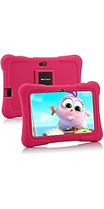 PRITOM 7 inch Kids Tablet | Quad Core Android OS, 32 GB ROM | WiFi,Bluetooth,Dual Camera | Educat...