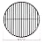 Hongso 18 3/16 Inch Porcelain Coated Cooking Grid Grates Polished Non-Stick Replacement for Large Big Green Egg, Vision Grill VGKSS-CC2, B-11N1A1-Y2A, Accessories, Other Kamado Grill, PCI991