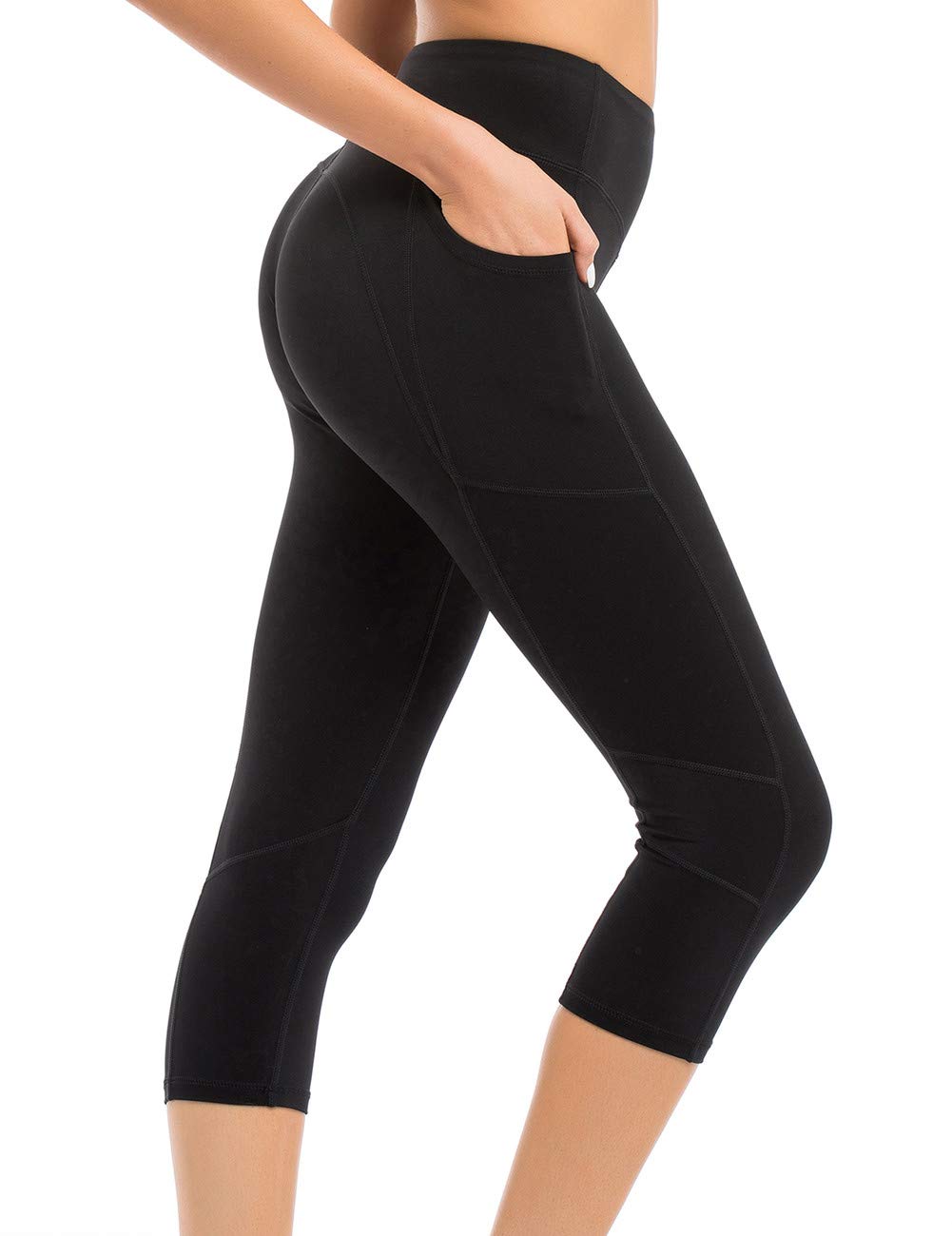 coastal rose Women's Yoga Pants 3/4 