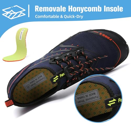 Image of Mishansha Water Shoes for Women Men, Quick-Dry Barefoot Swim Shoes with Drainage Holes, Lightweight Aqua Shoe for Beach Pool River Boating Yoga Walking