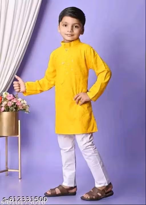 Image of Baby Boys Cotton blend dress for summer season and all seasons ||Tikki punjabi,b