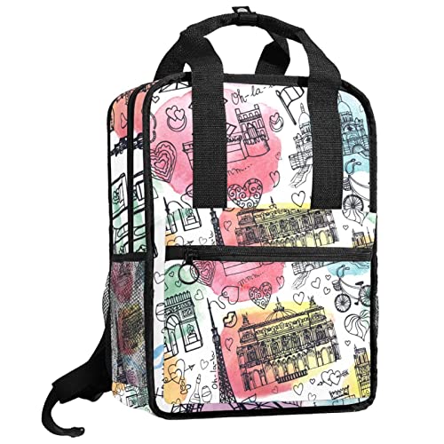 Sac à dos pour garçons motif tropical feuilles de palmier