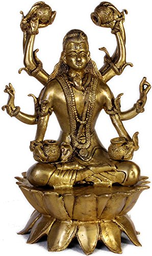 Amazon.co.jp: Exotic India Mrityunjay - 真鍮像 ZM09 : Home