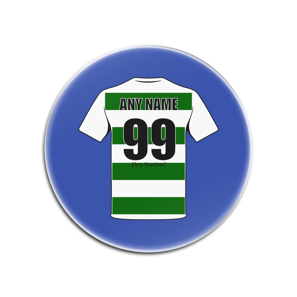 Sous-verres foot celtique en verre : protégez votre table basse pendant les matchs de football