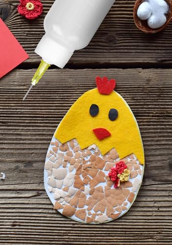 JIBENGAO Frasco espremedor de ponta de agulha de 2 tamanhos, frasco aplicador de ponta de precisão c