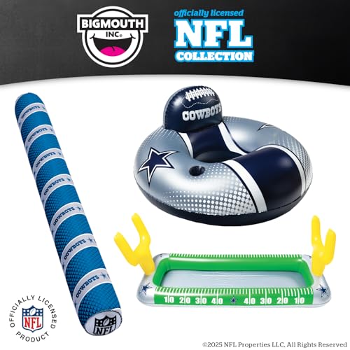 Image of BigMouth 18 inch Inflatable Pool Football Officially Licensed NFL Fan Gear Merchandise Beach Ball Games for Adults and Teens