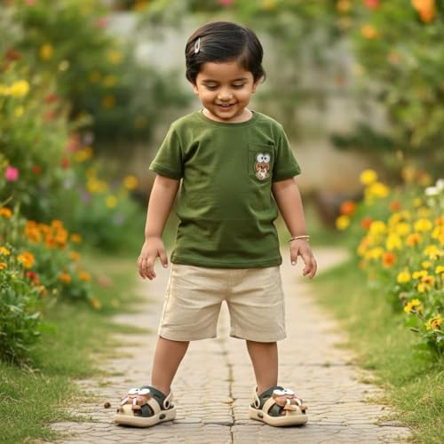 Image of GLJ Unisex Kids Comfort Sandal for Kid Boy & Girl, Age 1-5 Years, 1150