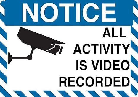 Graphical Warehouse Notice Activity Video Recorded Floor Sign-38