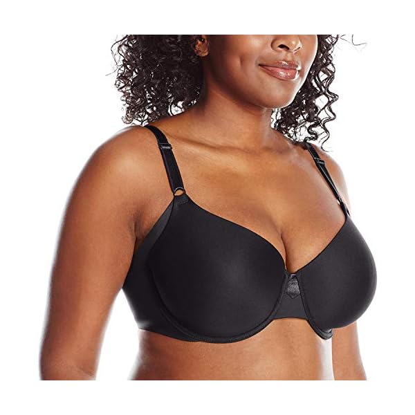 Olga-Womens-No-Side-Effects-Underwire-Contour-Bra Olga womens No Side Effects Underwire Contour bras, Rich Black, 38DD US
