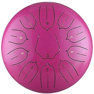 YB Steel Tongue Drum Langue en Acier du Tambour, 8-10-12 Pouces 11-Tone Drum Key Pan Main, Instrument de Percussion… - Les Beatles, Paul McCartney, John Lennon, RIngo Starr, George Harrison