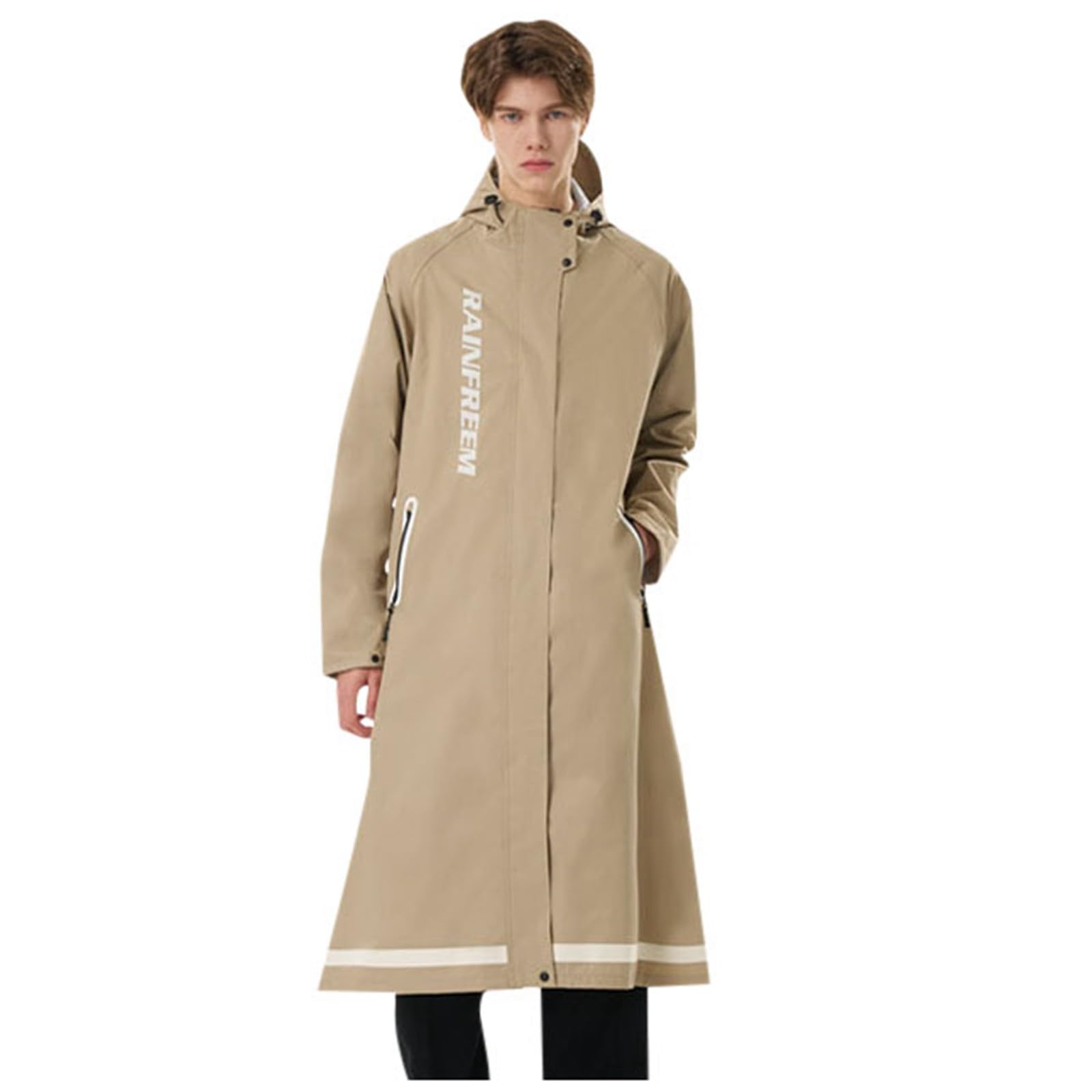 Poncho Pluie Homme Impermeable Femme Imperméable Protege Tenue Velo Pancho Vetement De Habit Ciret Cap Ensemble Cape Protection Manteau Long avec Capuche pour Anti