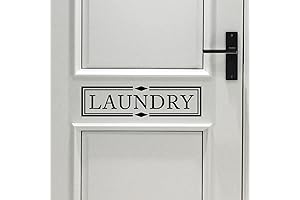 Laundry Room Wall Art Vinyl Decal - Laundry Stickers Laundry Wall Decor 15.5x4 inch