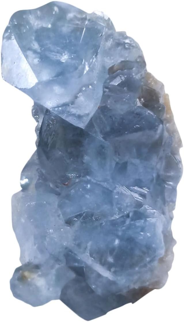 1pc Natural Celestite Crystal Rough Ore Unique Decoration for Projects Beautiful Natural Adornment Random Shape for Home Decor and Crafting