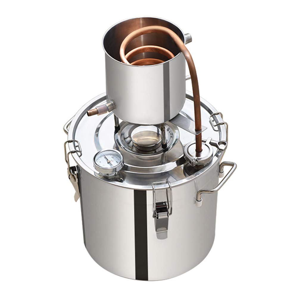 Fermentatore, tini di fermentazione in Acciaio Inossidabile, Kit per la Preparazione casalinga di Birra, fermentazione del Vino per Uso Professionale o Domestico, 12L