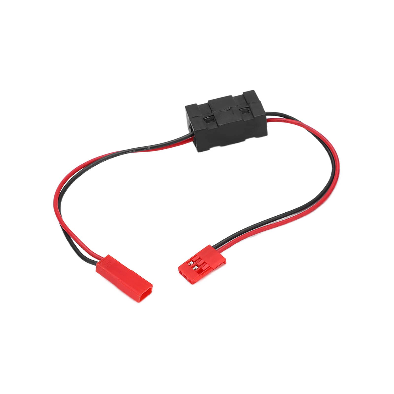 Dilwe RC Switch Receiver, Plastic 25cm Wear?Resistant RC Power On Off Switches JST RC Car Upgrade Spare Part