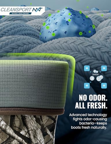 TIDEWE Men's Hunting Boots, Waterproof Insulated Rubber Boots with 5mm Neoprene, 600g Warmth, Odor-Control Lining, Lightweight EVA Outsole, Adjustable Calf Gusset, Slip-Resistant Grip4