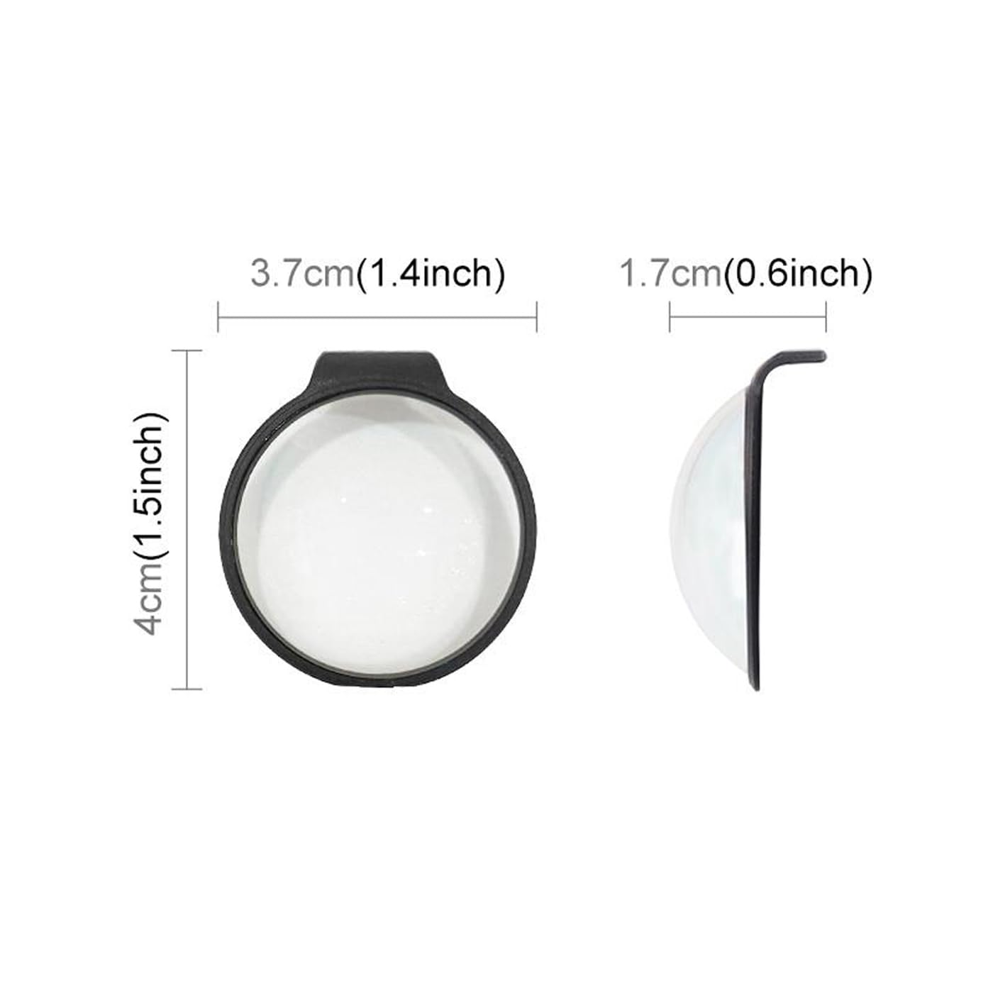 PULUZ Protections d'objectif de qualité supérieure pour DJI Osmo 360 optique 10H en verre trempé, coque de protection HD, anti-poussière et anti-rayures, accessoires pour bouchon d'objectif Osmo 360