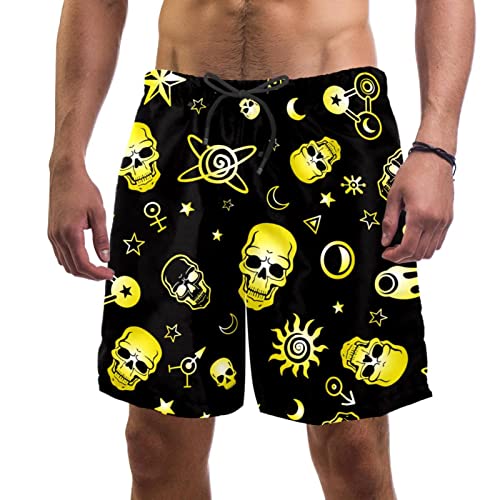 Maillots de bain hommes JDEZ haut de gamme à motif de crâne