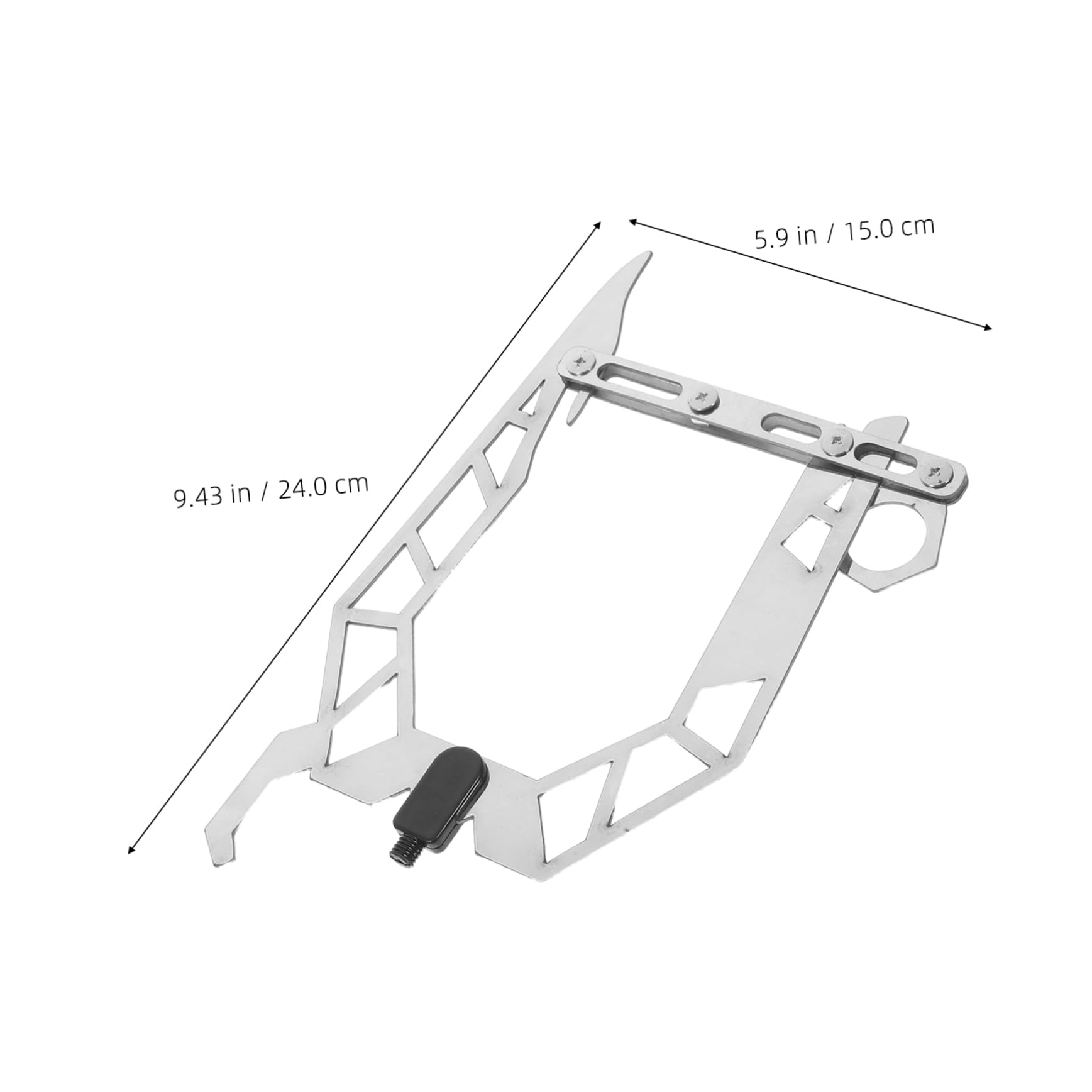 ibasenice Replacement Yacht Boat Hook Durable Stainless Steel Attachment for Boat Dock Hook