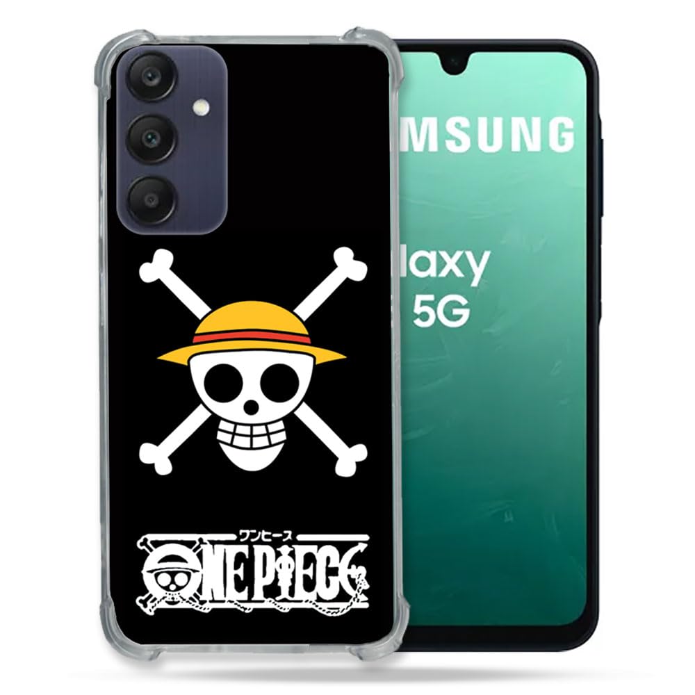 Cokitec Reinforced Case for Samsung Galaxy A16 5G Manga One Piece Skull Design