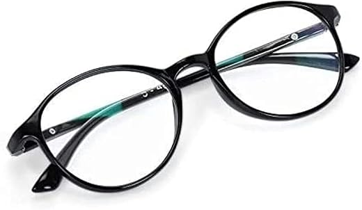 AK CREATION black for 7 years -15 years old age's child can used this eye glass Blue Ray Cut Glass UV420 Zero Power Screen...