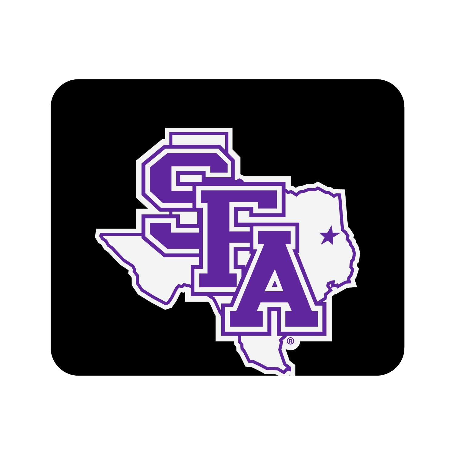 Mouse Pad, Fabric, Stephen F. Austin State University Standard/Cropped