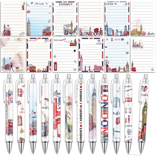 Blocs-notes de voyage Londres et stylos encre noire pour ne plus rien oublier