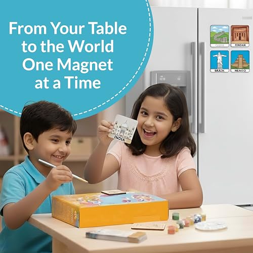 Image of Wonder Magnets Kit for Kids 4+ | DIY Fridge Magnet Craft Set