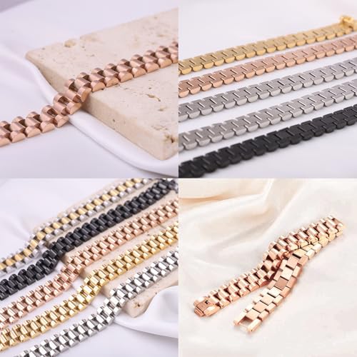 Pulsera ajustable de acero inoxidable para hombre miniatura 6