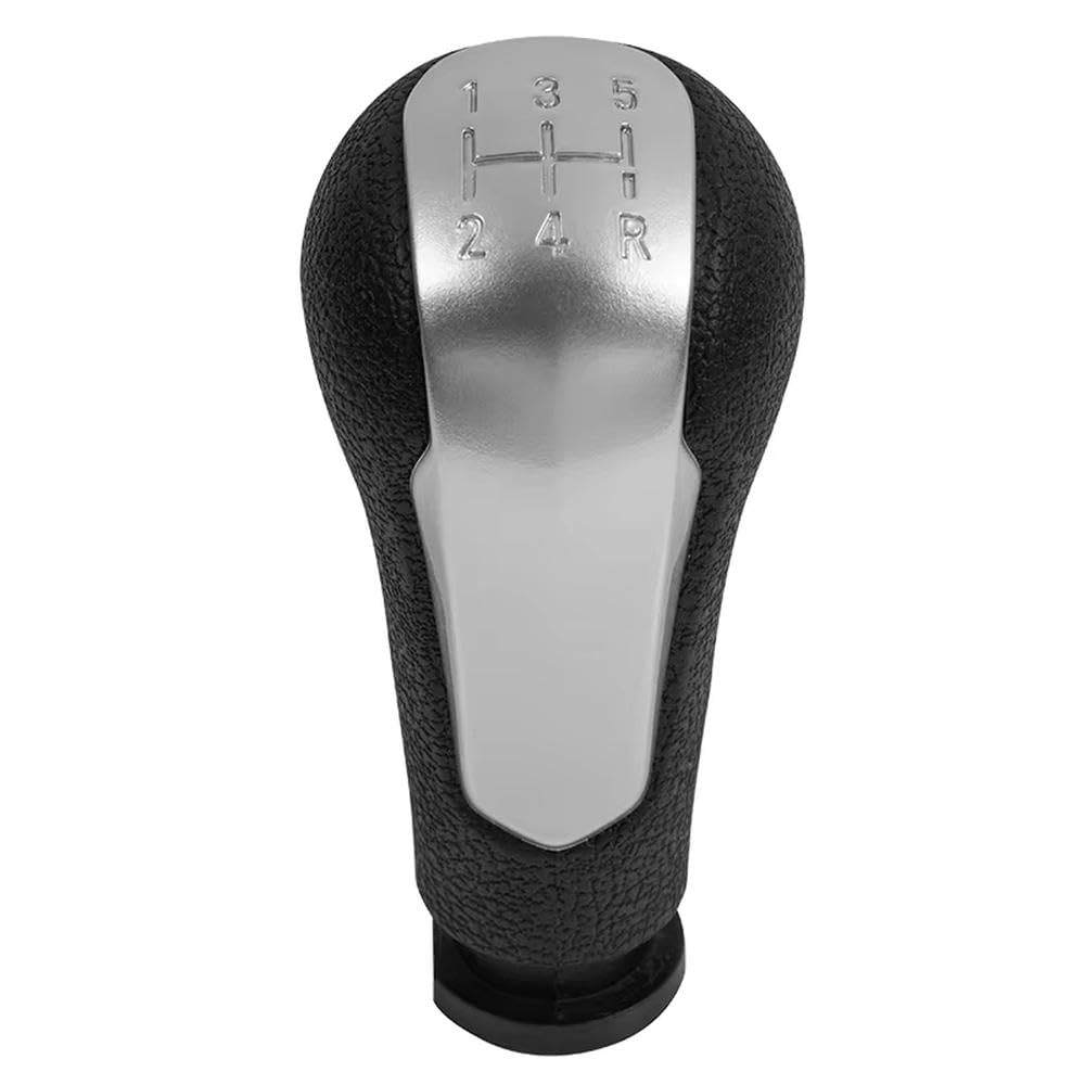 QVQOJCTH Auto Accessory Car Shift Lever Knob Cover for Chevrolet Chevy Spark 2011-2016(Silver gearknob)