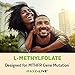 Maxx Live 5-MTHF L-Methylfolate 15MG Professional Strength Active Folate None GMO Gluten Free 120 Capsules