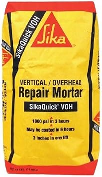 Sikaquick VOH Overhead & Vertical Repair Mortar 44Lb