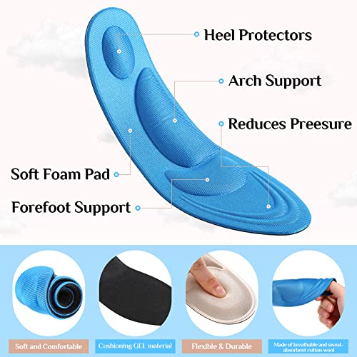 4 Pares Plantillas Soporte de Arco para Mujer miniatura 4